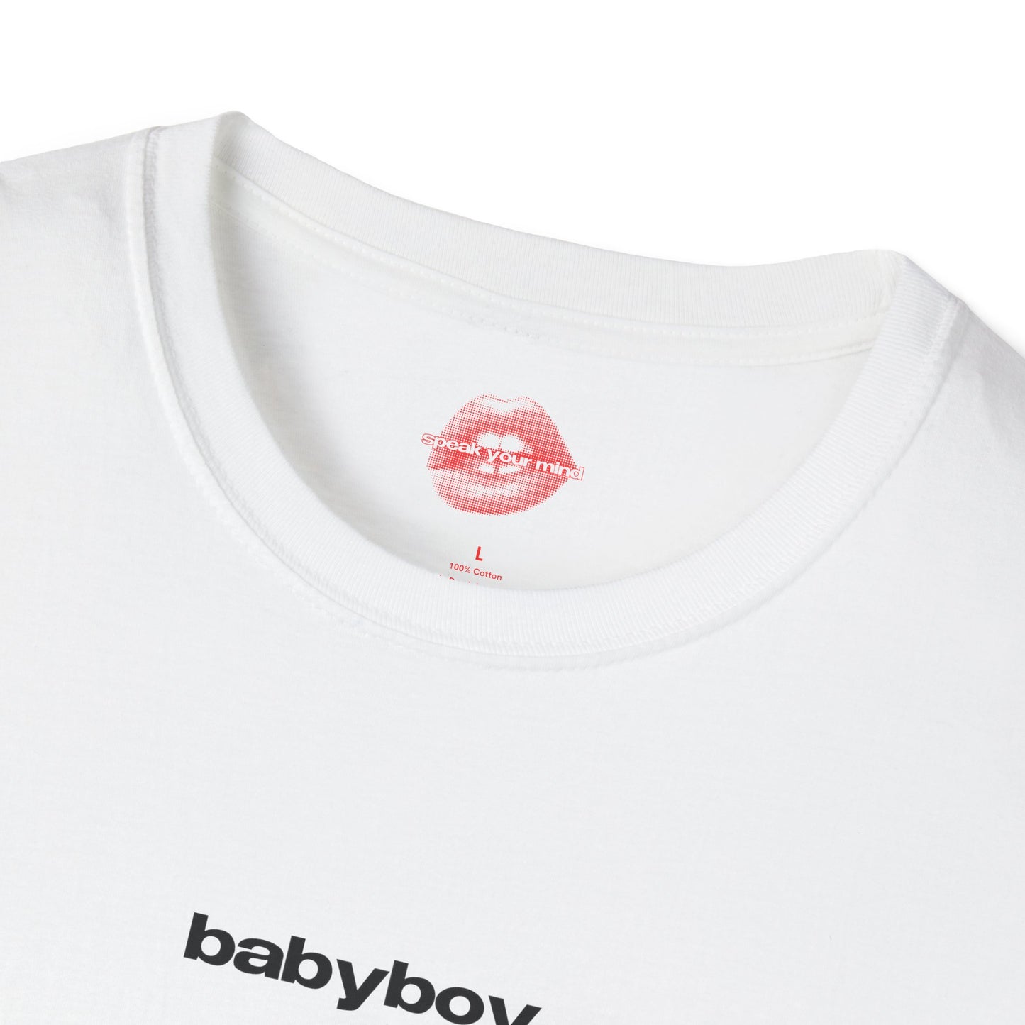 "Babyboy." | Text Only | T-Shirt