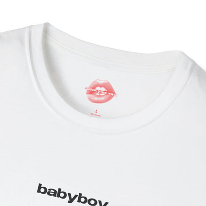 "Babyboy." | Text Only | T-Shirt