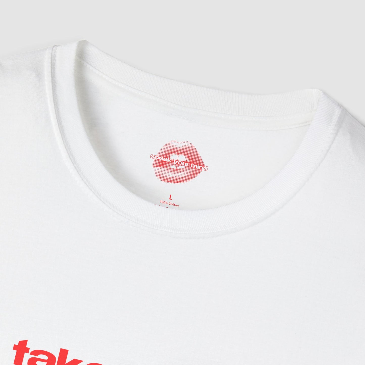 "Take Risks, Life Is Boring Babes." | Text Only | T-Shirt