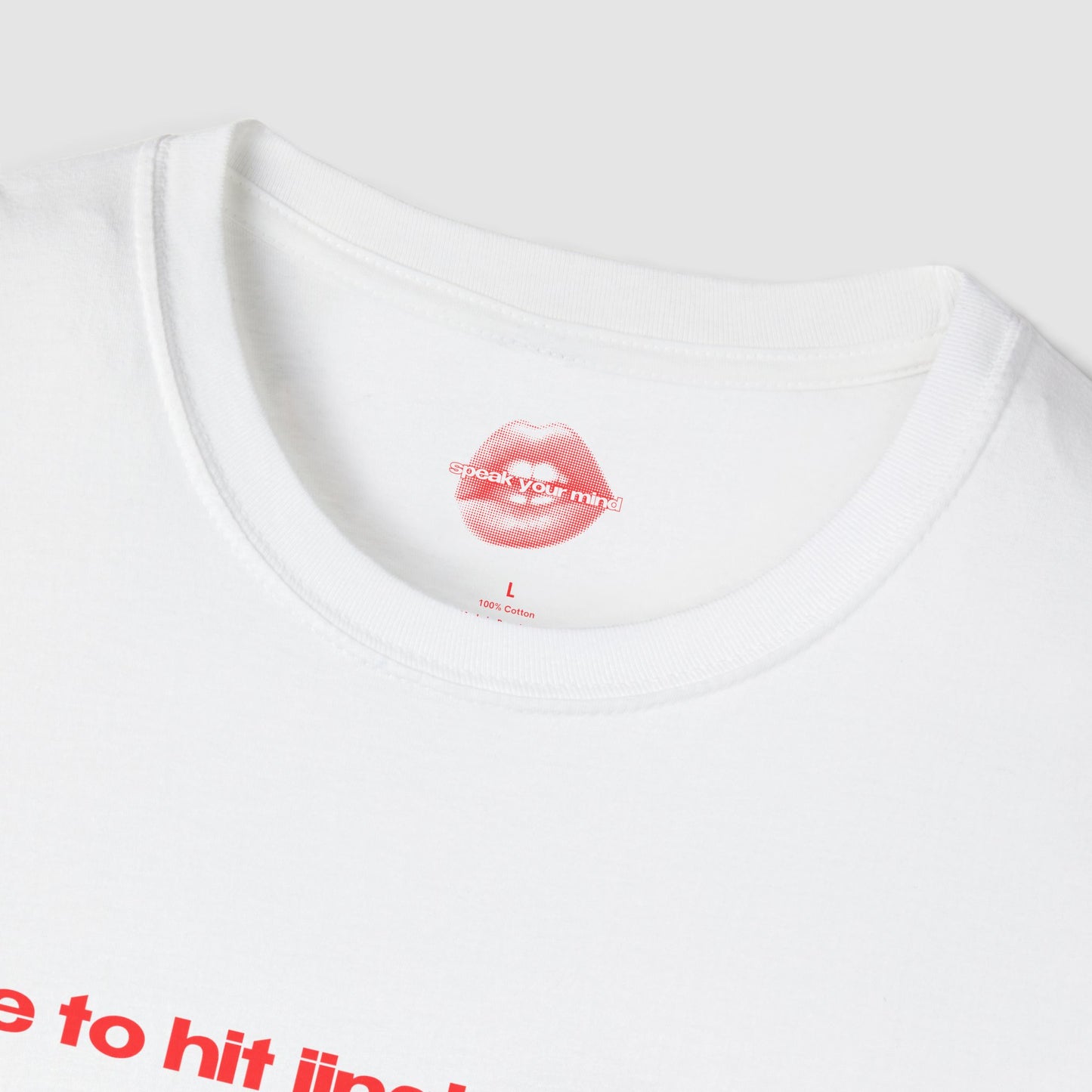 "Time To Hit Jingle Bell Rock. (Bottom)" | Text Only | T-Shirt