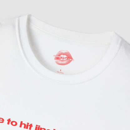"Time To Hit Jingle Bell Rock. (Bottom)" | Text Only | T-Shirt
