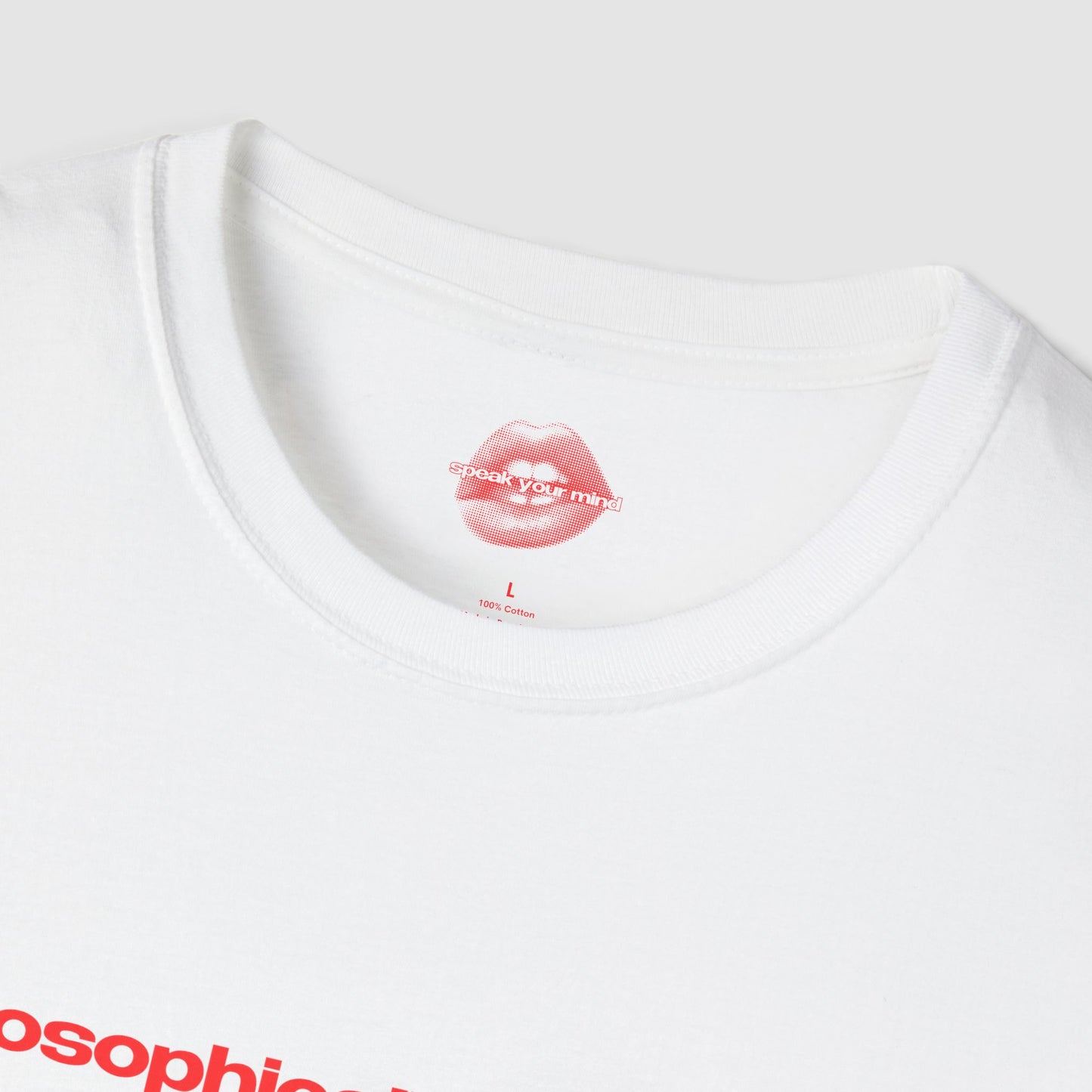"Philosophically Speaking, I'm Too Hot To Handle." | Text Only | T-Shirt