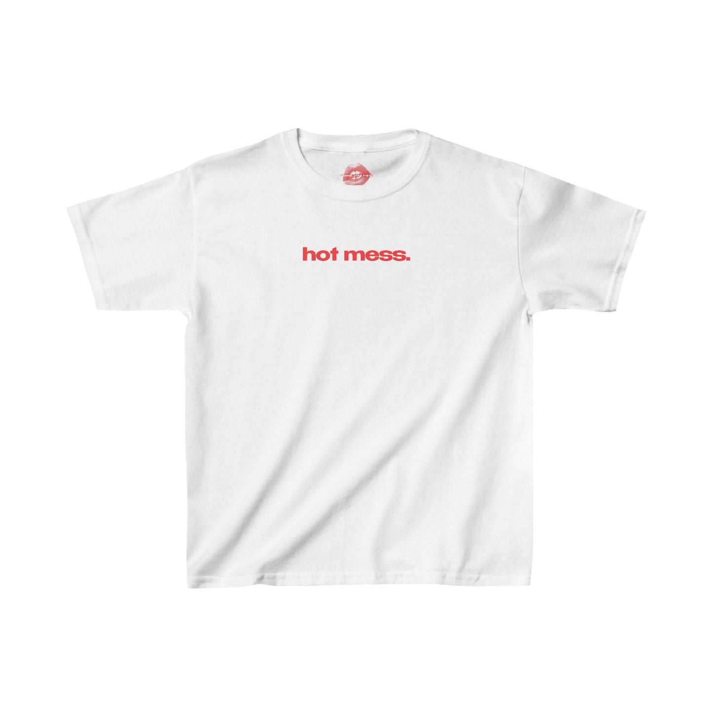 "Hot Mess." | Text Only | Baby Tee