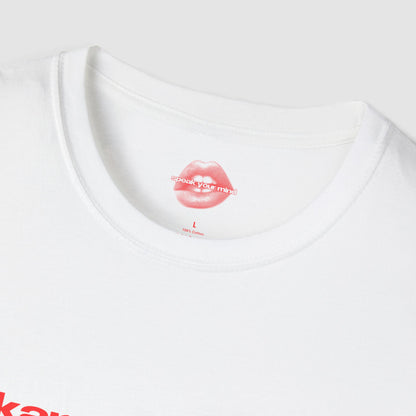 "If Karma Doesn't Hit You, I Will." | Text Only | T-Shirt