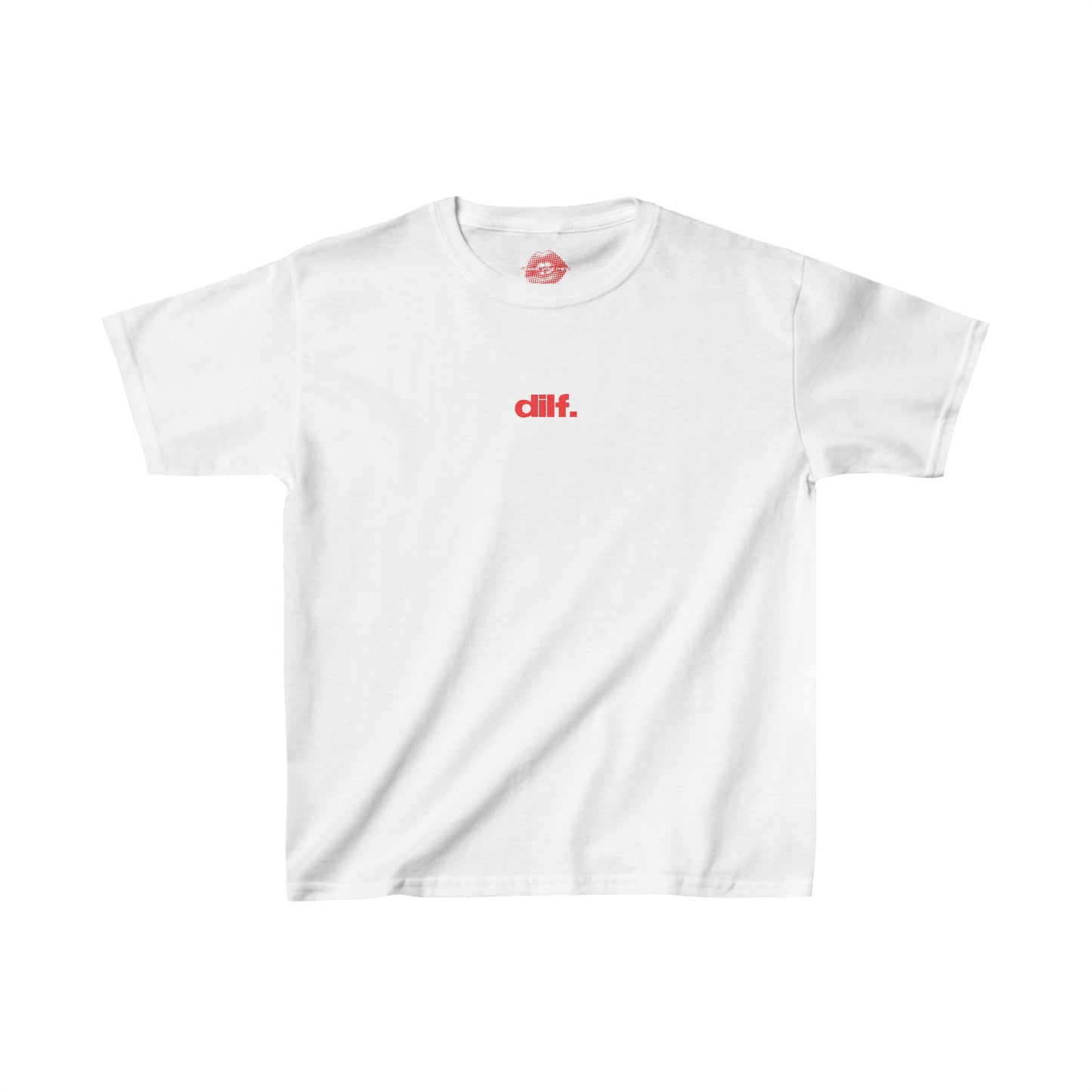 "Dilf." | Text Only | Baby Tee