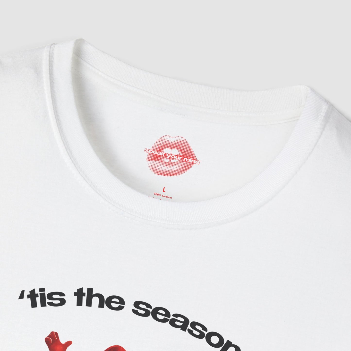 "'Tis The Season To Stay Indoors And Mind My Own Business." | Dancing Santa | T-Shirt