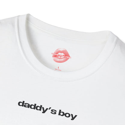 ”Daddy’s Boy” | Text Only | T-Shirt