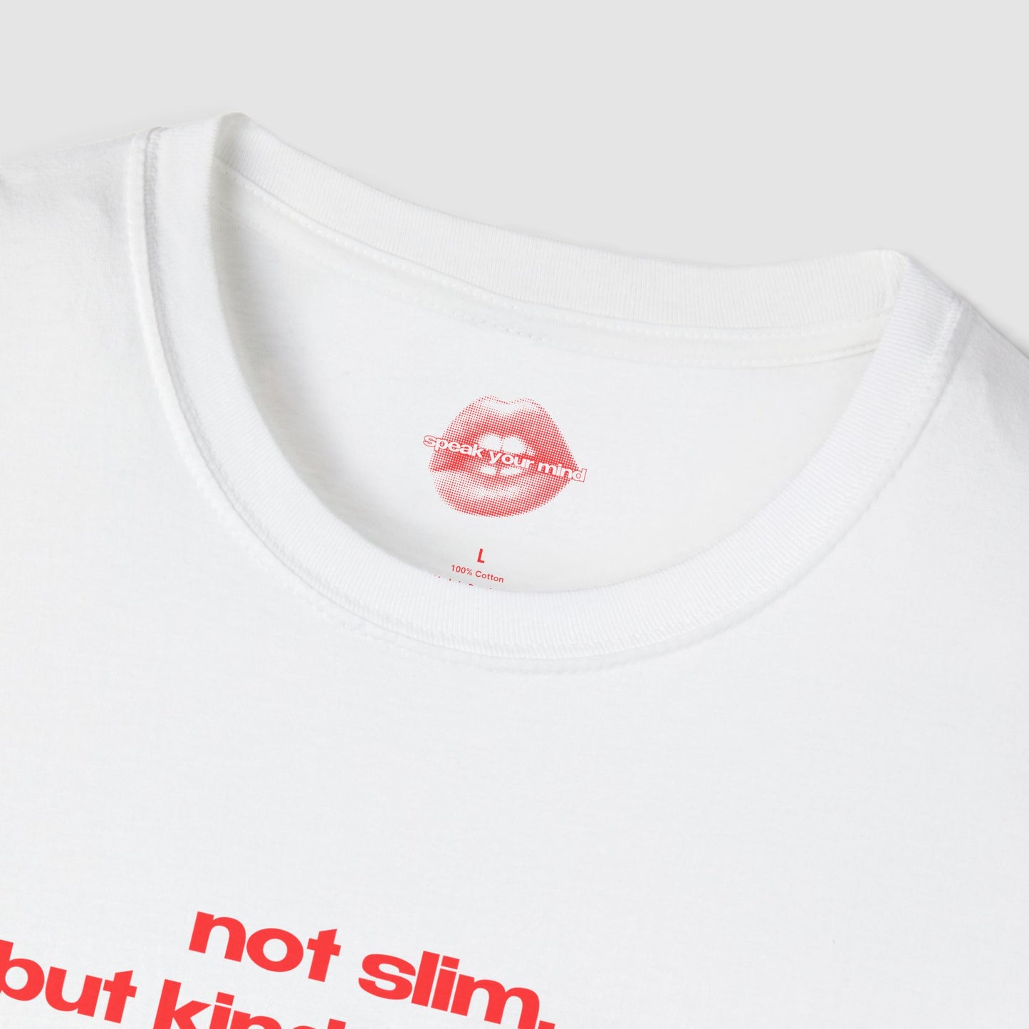 "Not Slim, But Kinda Shady." | Text Only | T-Shirt