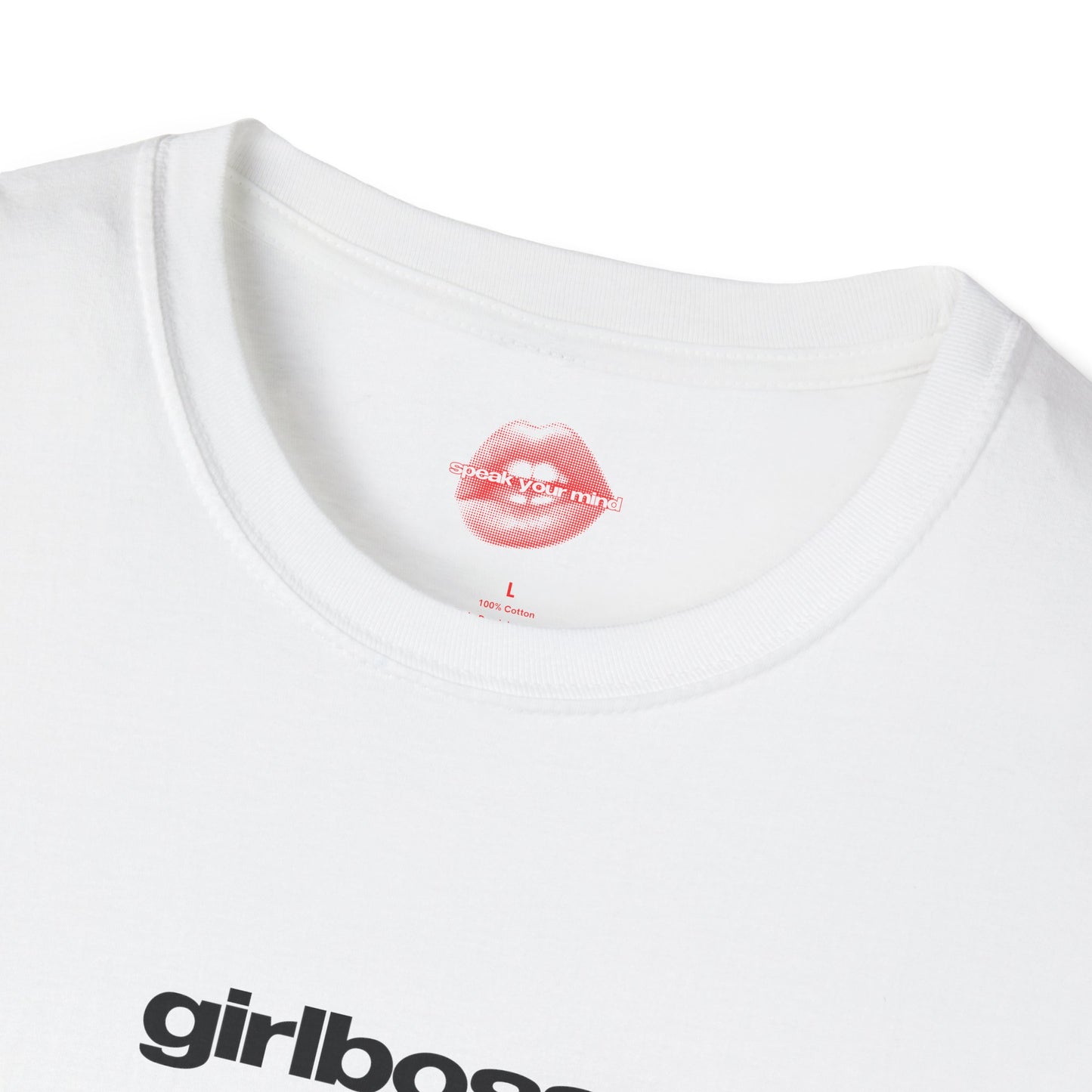 "Girlboss." | Text Only | T-Shirt