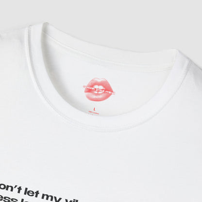 "Don't Let My Vibes Fool You, My Stress Levels Are Through The Roof." | Text Only | T-Shirt