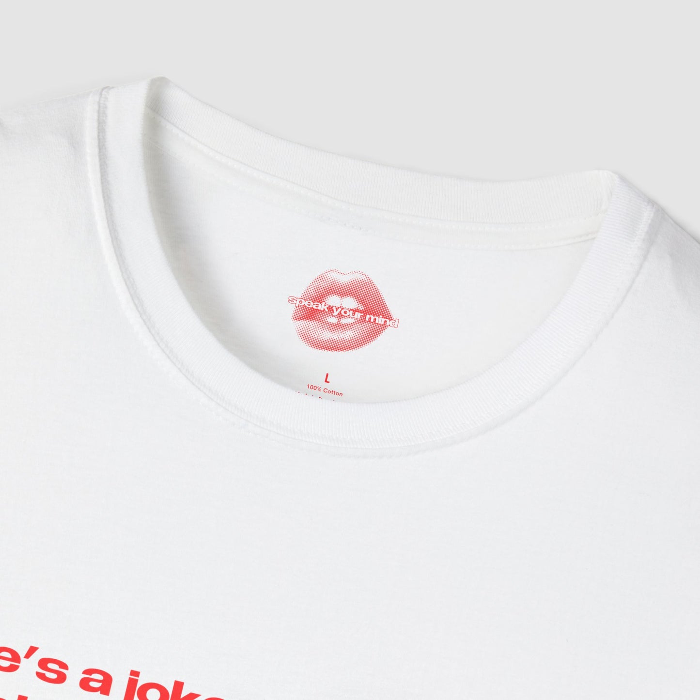 "Life's A Joke, And I'm The Punchline No One Laughs At." | Text Only | T-Shirt