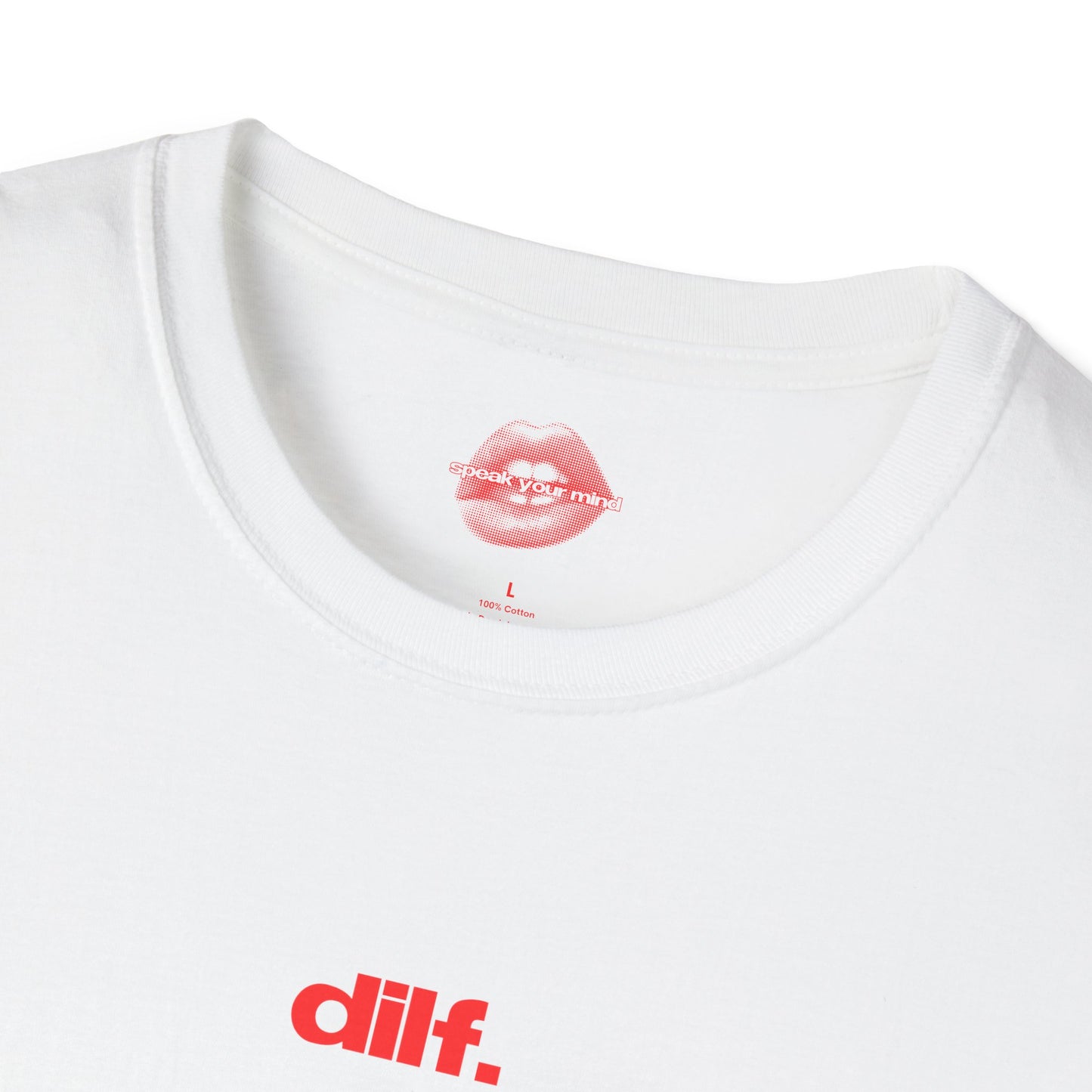 "Dilf." | Text Only | T-Shirt