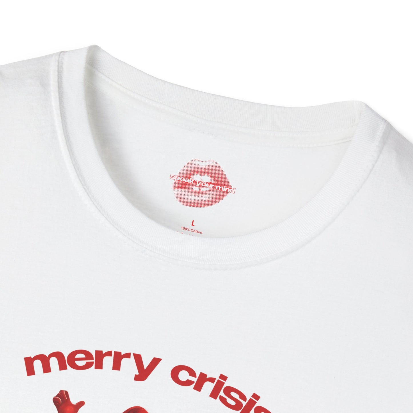 "Merry Crisis And Happy New Fear." | Dancing Santa | T-Shirt