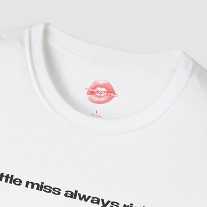 "Little Miss Always Right." | Text Only | T-Shirt