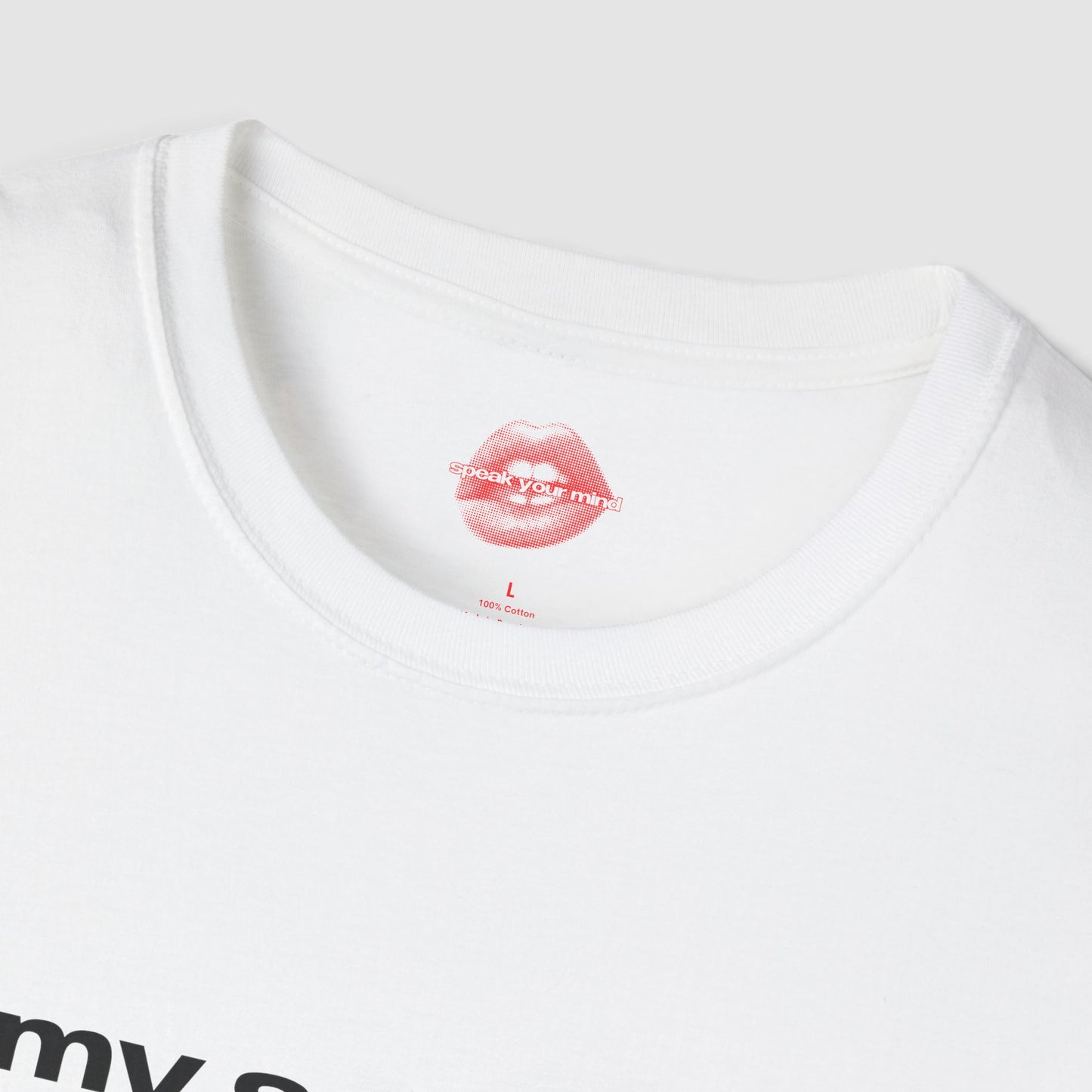 "My Source? Female Intuition." | Text Only | T-Shirt
