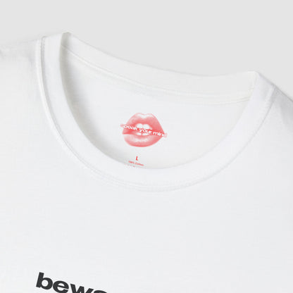 "Beware Of My Attitude Problem." | Text Only | T-Shirt