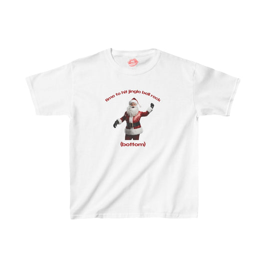 "Time To Hit Jingle Bell Rock (Bottom)" | Santa | Baby Tee