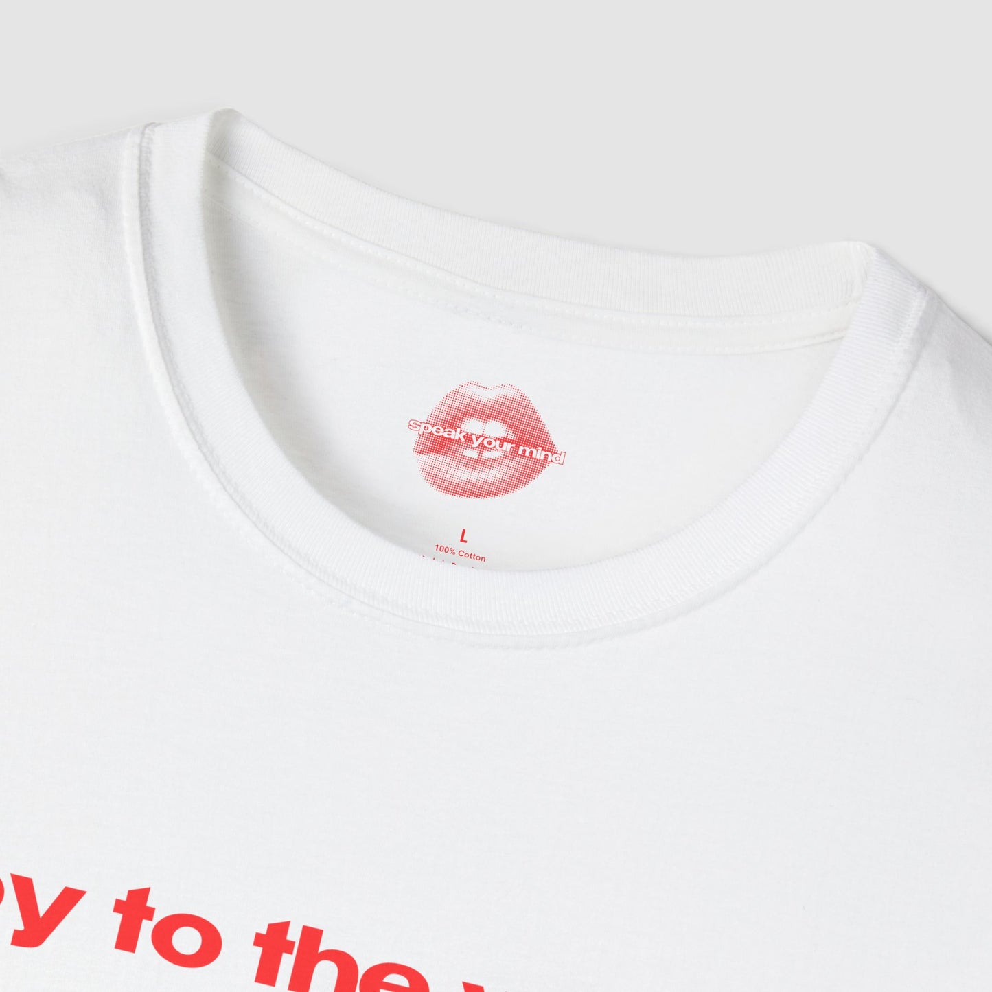 "Joy To The World. (But Not This House.)" | Text Only | T-Shirt