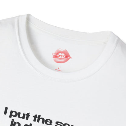 "I Put The Sexy In Dyslexia" | Text Only | T-Shirt