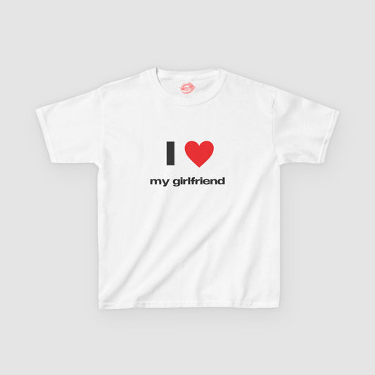 "I Love My Girlfriend." | Heart | Baby Tee