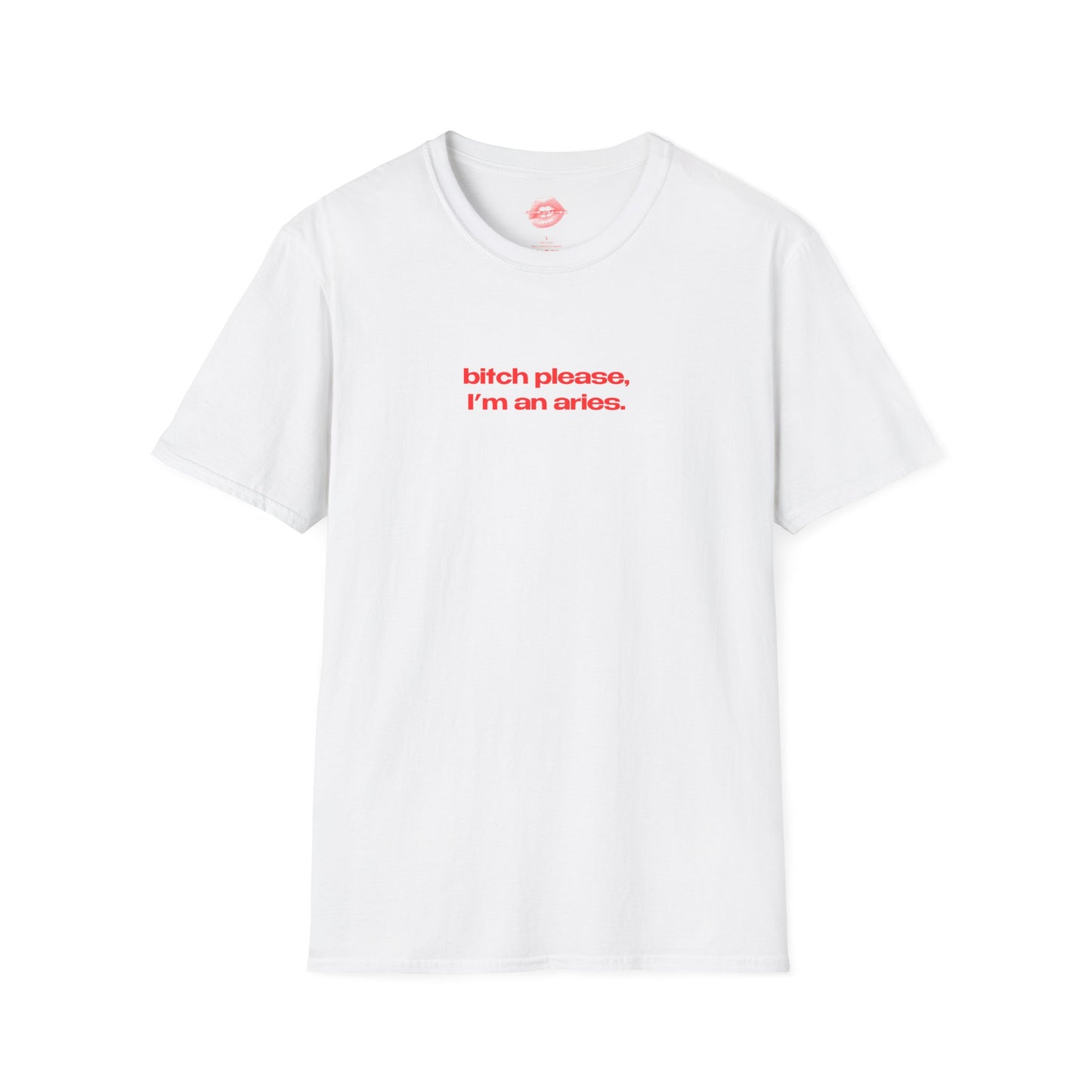 "Bitch Please, I'm An Aries." | Text Only | T-Shirt