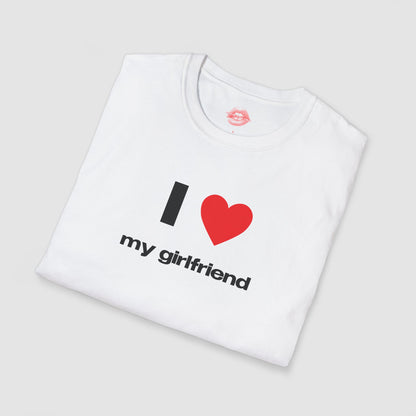 "I Love My Girlfriend." | Heart | T-Shirt