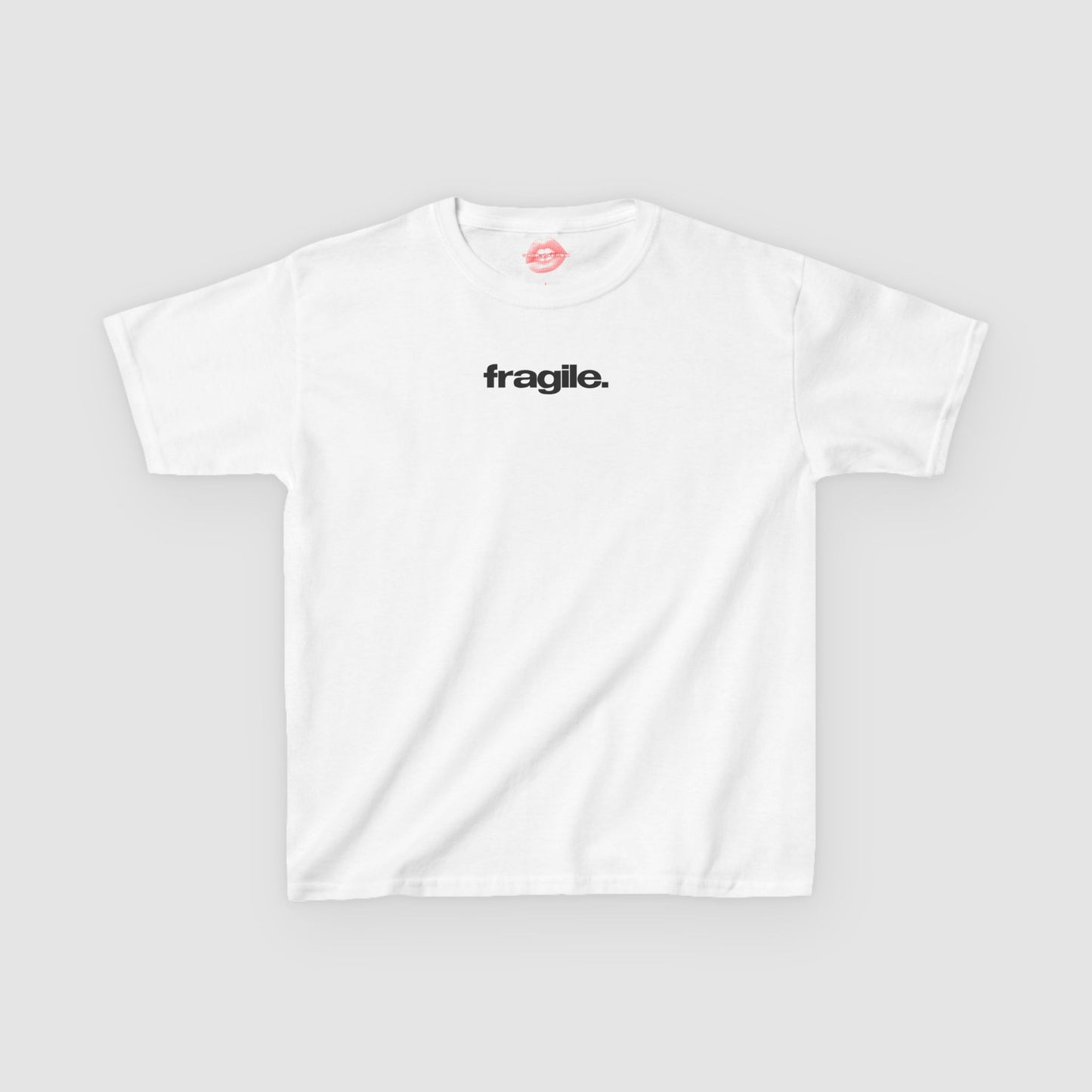 "Fragile." | Text Only | Baby Tee