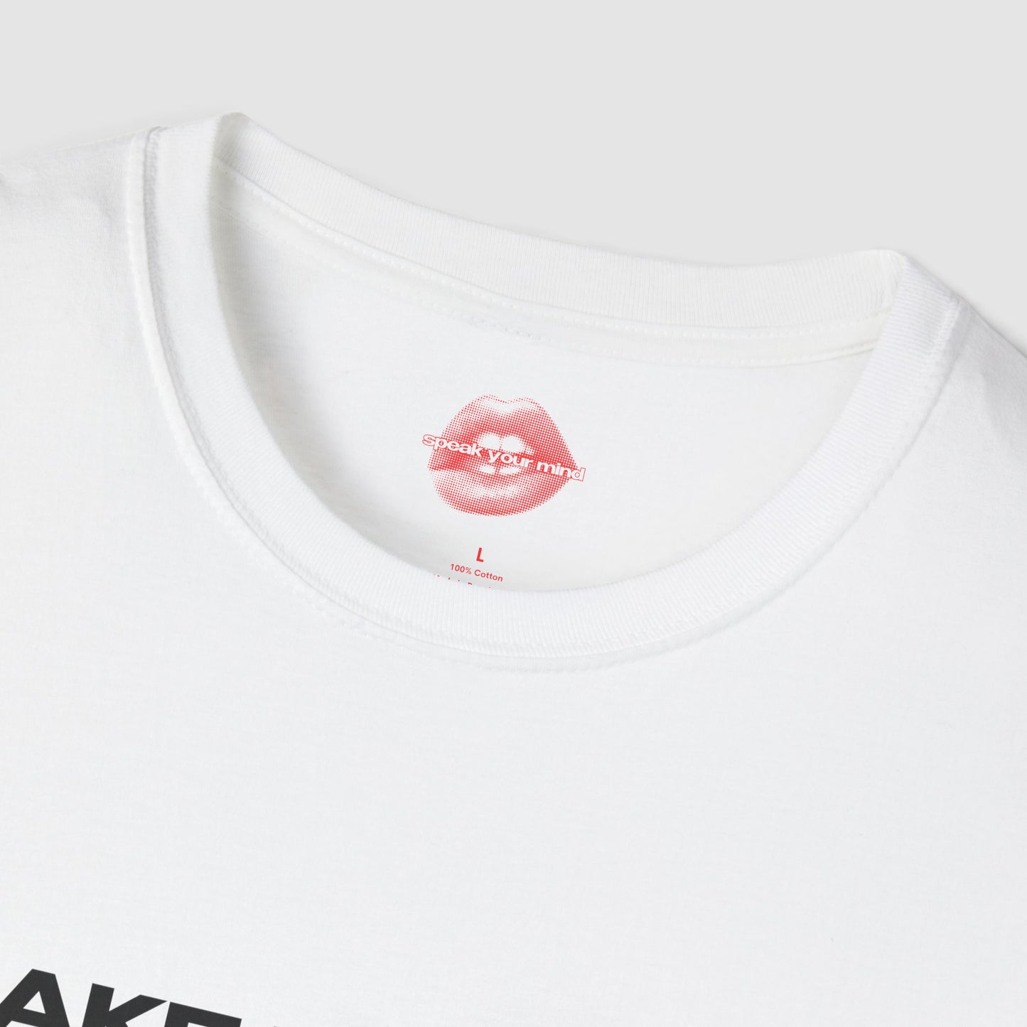 "Make Racists Afraid Again." | Text Only | T-Shirt