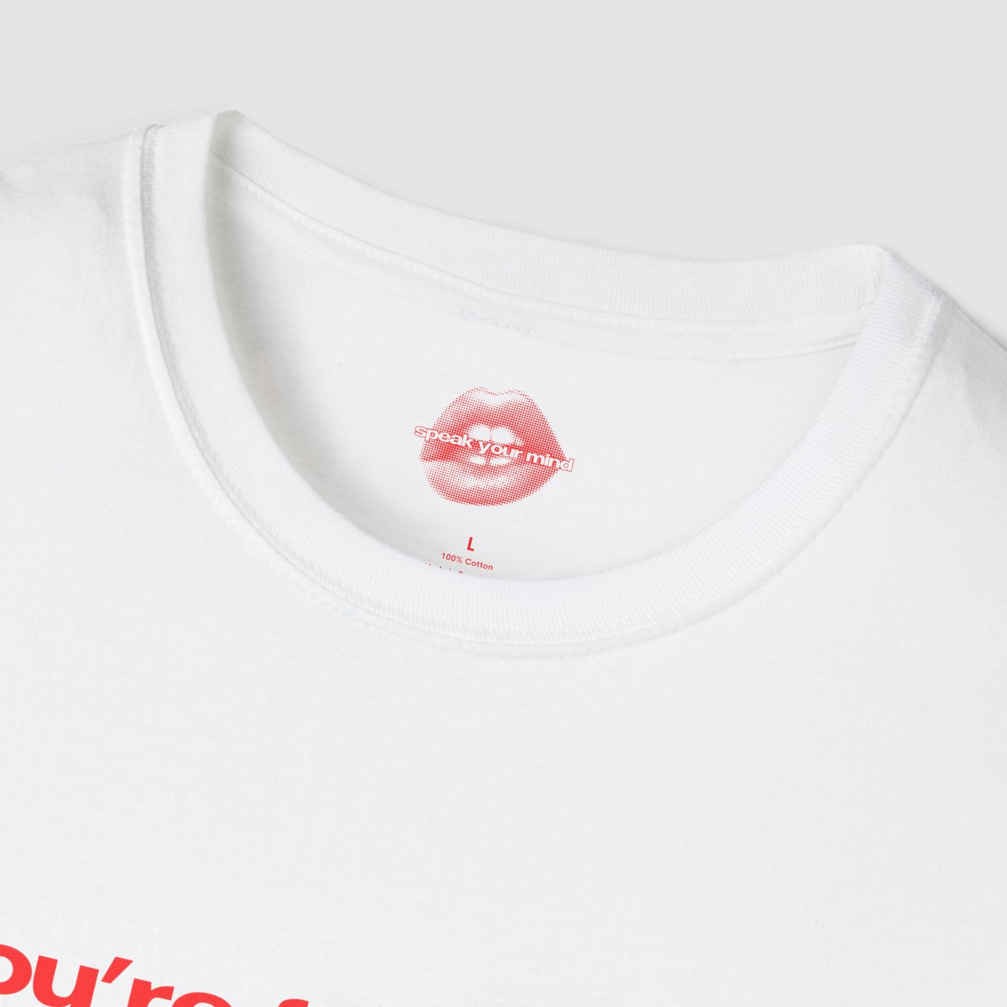 "You're Fucked Up, And I Love It." | Text Only | T-Shirt