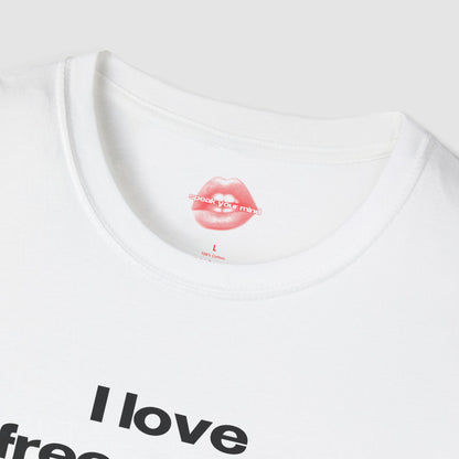 "I Love Free Drinks." | Text Only | T-Shirt