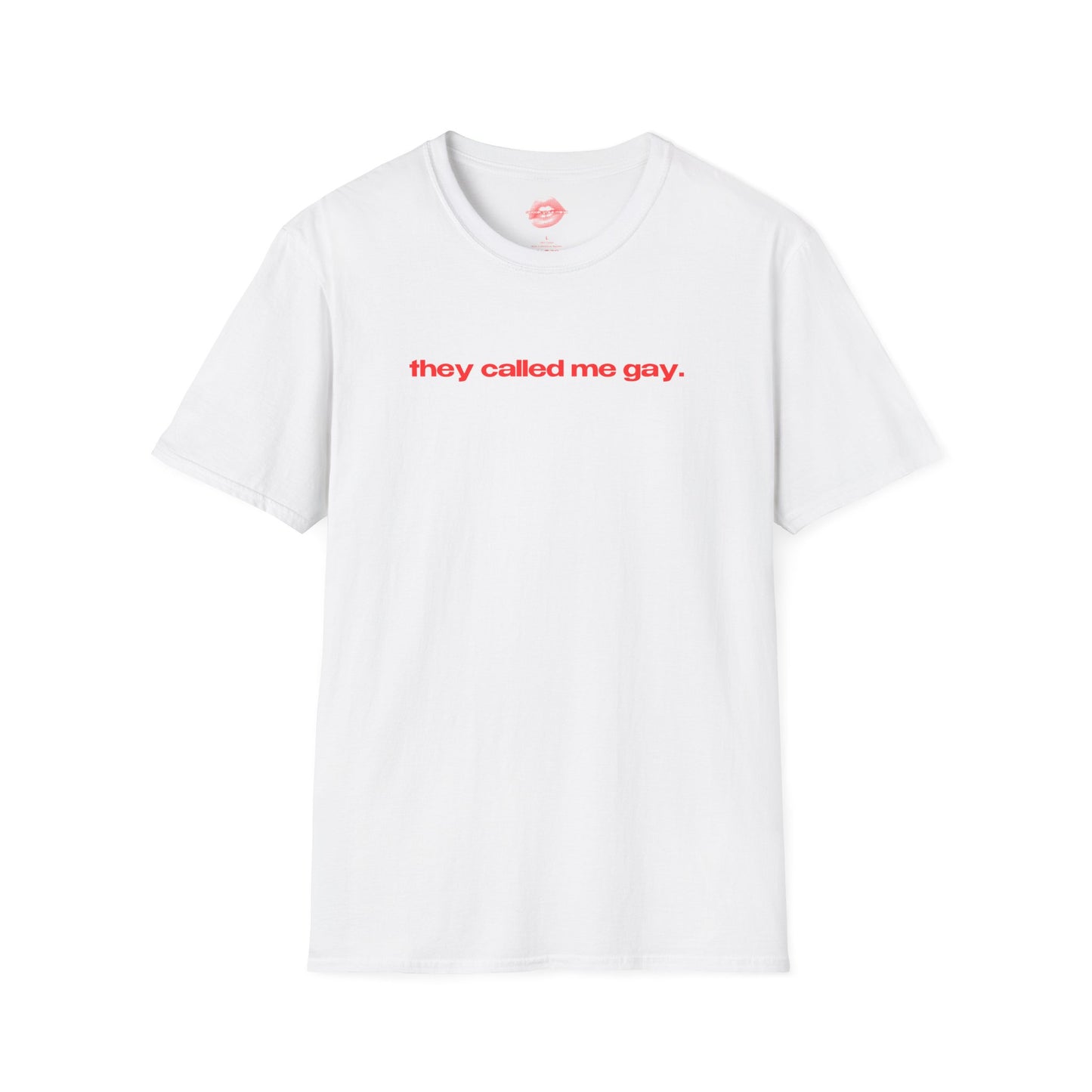 "They Called Me Gay. They Were Not Wrong." | Text Only | T-Shirt