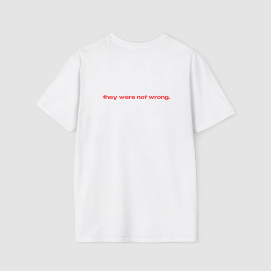 "They Called Me Gay. They Were Not Wrong." | Text Only | T-Shirt