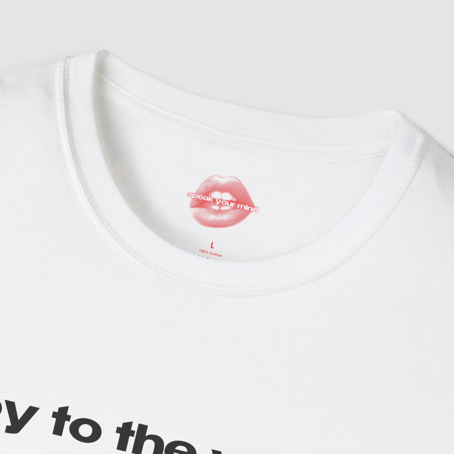 "Joy To The World. (But Not This House.)" | Text Only | T-Shirt