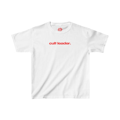 "Cult Leader." | Text Only | Baby Tee