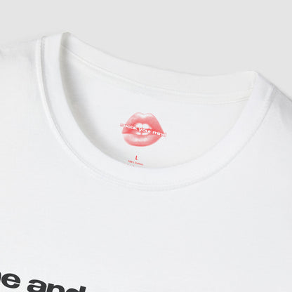"Me And My Small Tits Against The World." | Text Only | T-Shirt