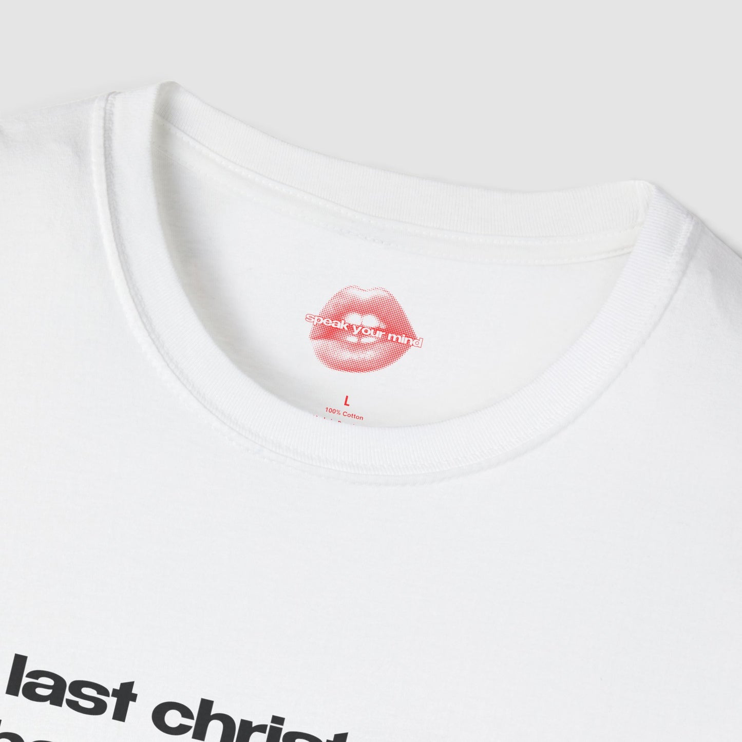 "Last Christmas, I Barely Survived." | Text Only | T-Shirt