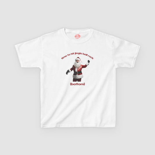 "Time To Hit Jingle Bell Rock (Bottom)" | Santa | Baby Tee