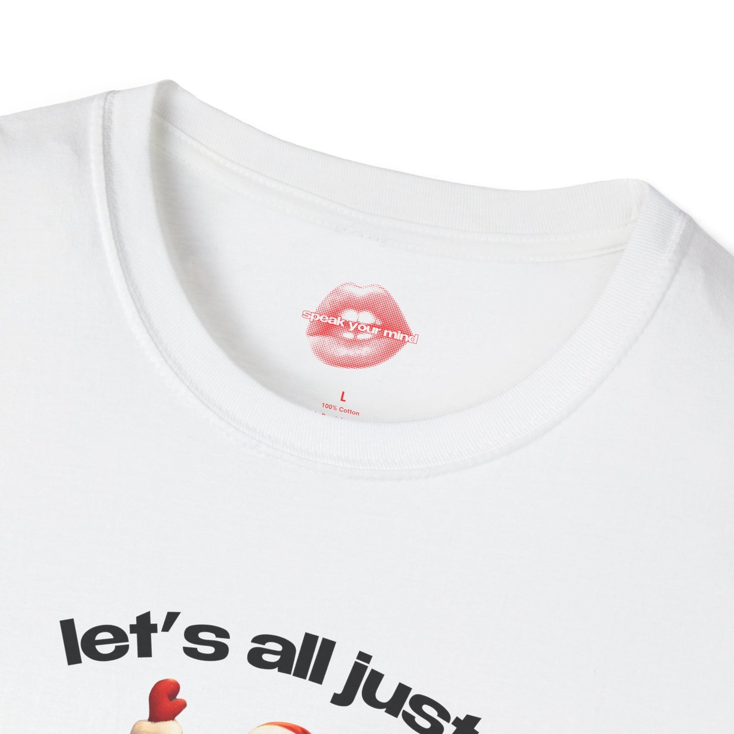 "Let's All Just Pretend To Be Merry." | Cheering Santa | T-Shirt