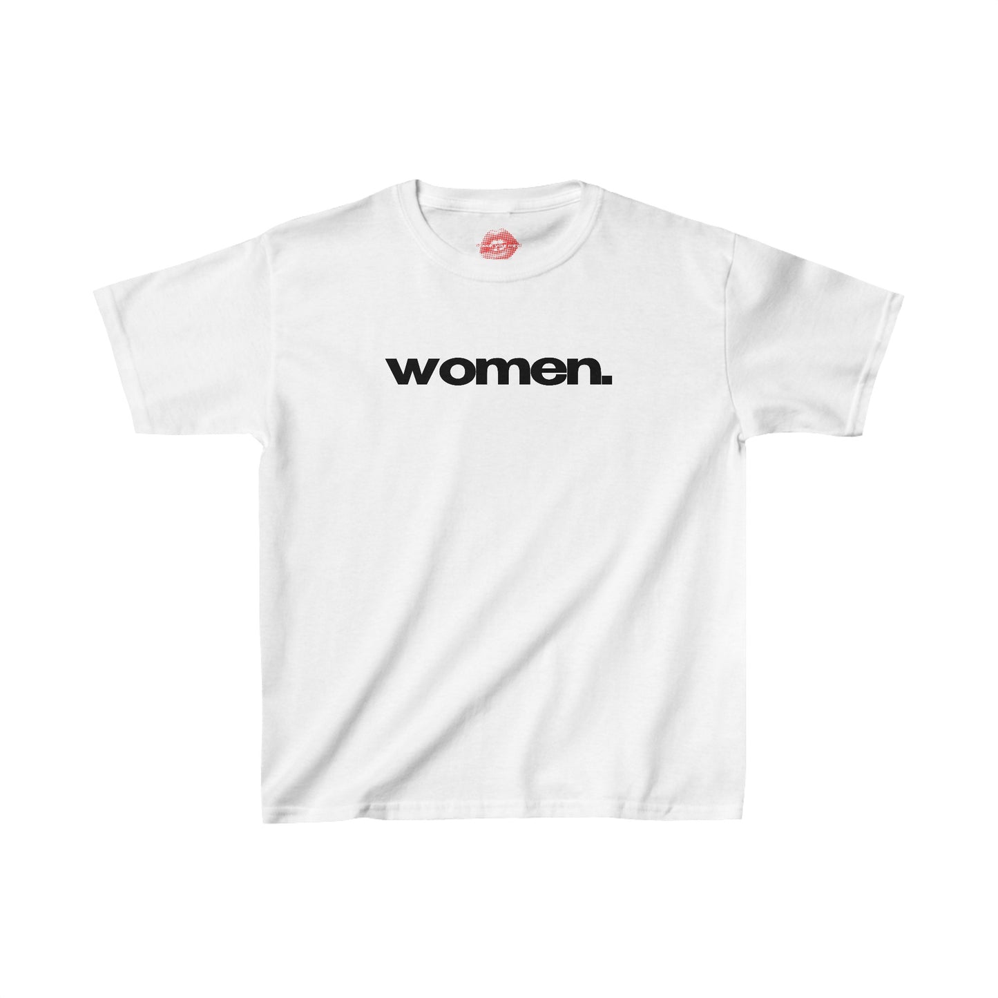 "Women." | Text Only | Baby Tee